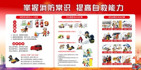 校園消防安全 2019漫畫與創(chuàng)意海報(bào)設(shè)計(jì)提升知識(shí)能力